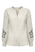 Triple Nine - Travel Blouse Jolie Beige - 5924 Blouse - Est Voilà