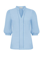 Triple Nine - Travel Top Malou Lichtblauw - 8301 top - Est Voilà