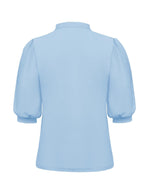 Triple Nine - Travel Top Malou Lichtblauw - 8301 top - Est Voilà
