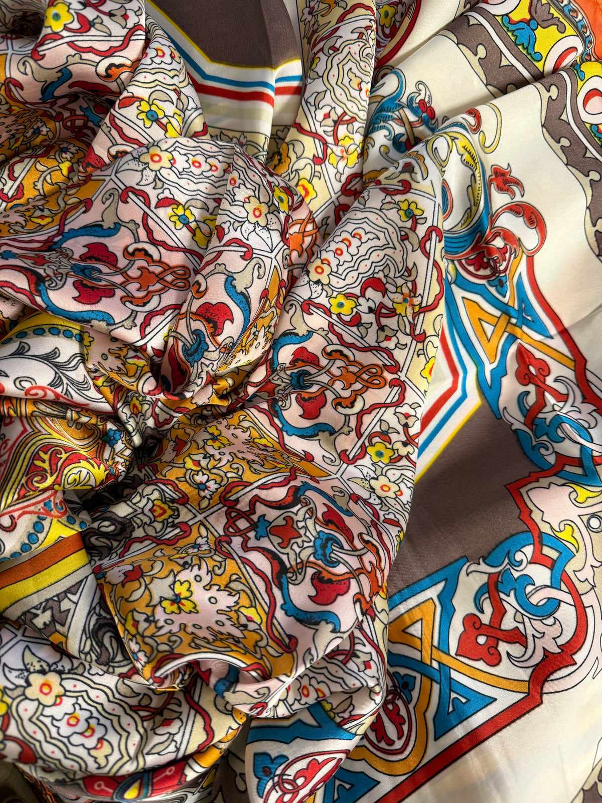 Est Voilà - Sjaal Cirque Multi Oranje Tassen - Est Voilà