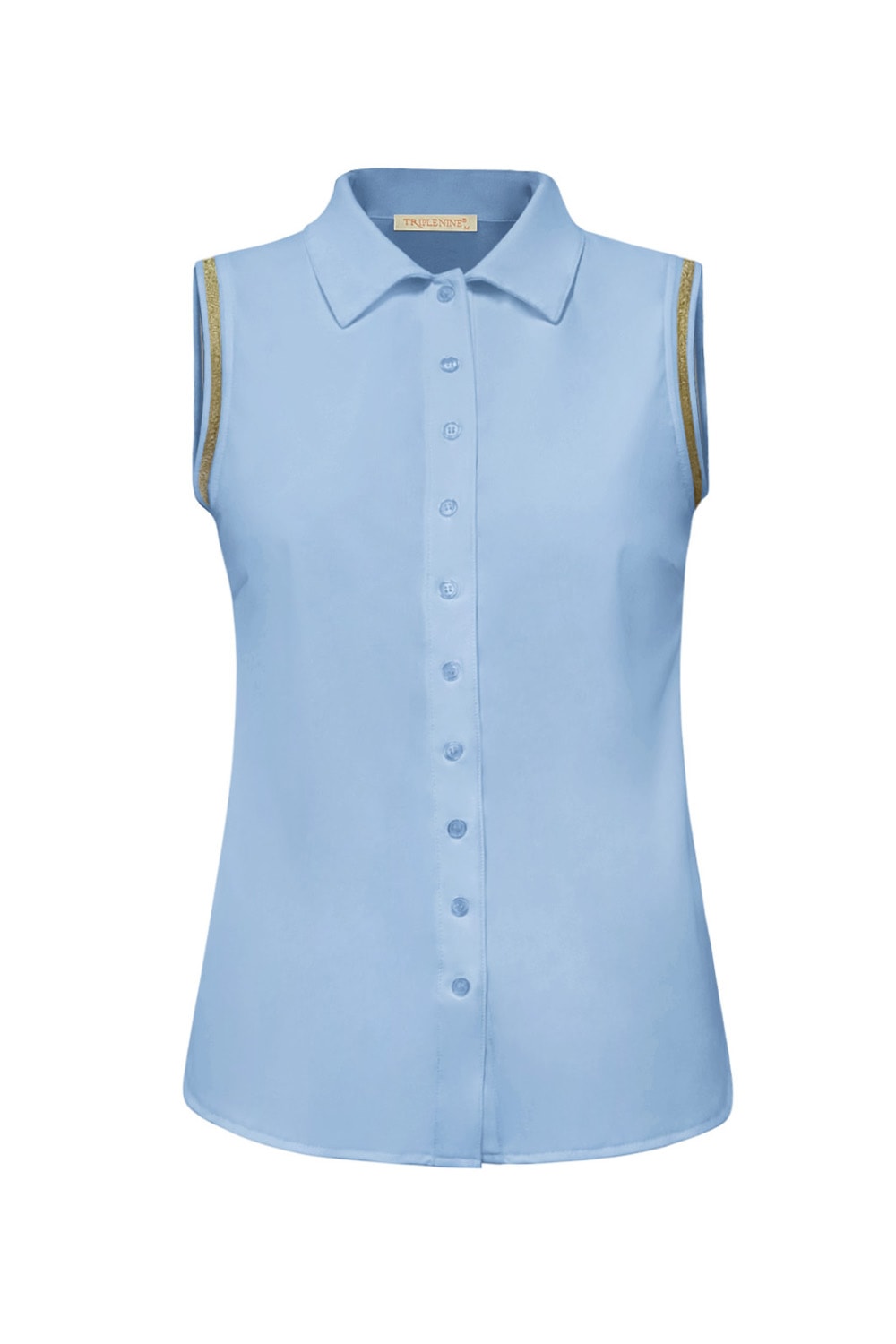 Triple Nine - Travel Blouse Jacky Lichtblauw - 5902 Blouse - Est Voilà