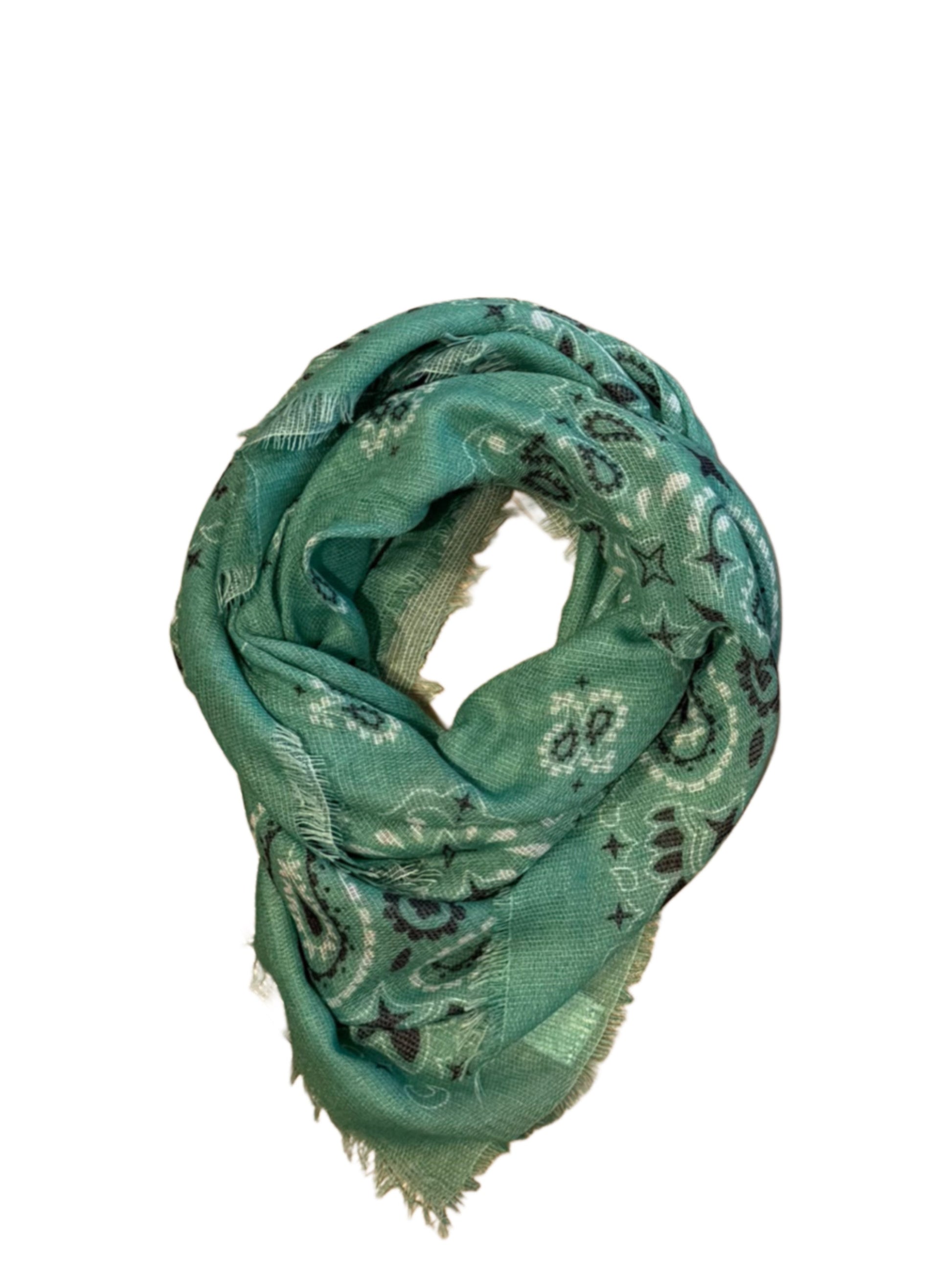 Est Voilà - Sjaal Fee Paisley Emerald