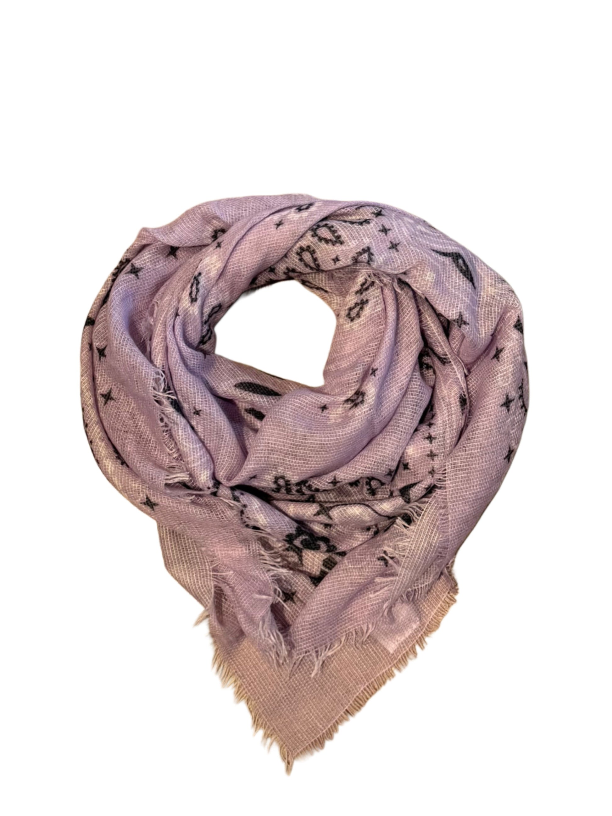 Est Voilà - Sjaal Fee Paisley Zachtroze