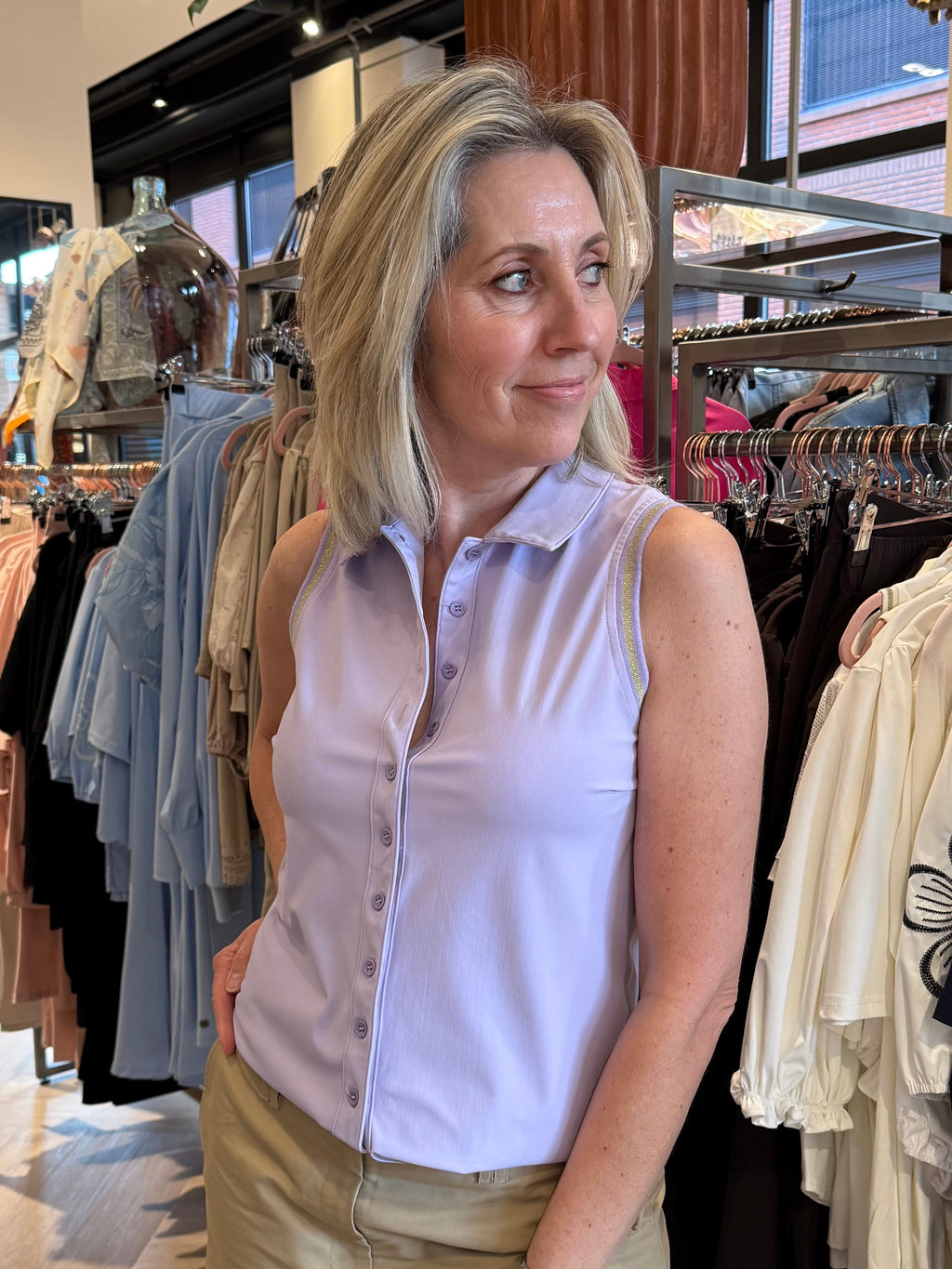 Triple Nine - Travel Blouse Jacky Lila - 5902 Blouse - Est Voilà
