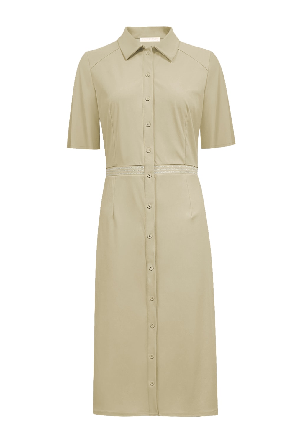 Triple Nine - Travel Jurk Mia Beige - 51822 jurk - Est Voilà