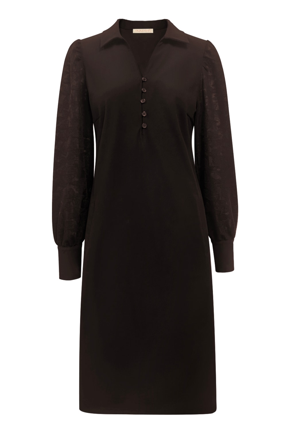 Triple Nine - Travel Jurk Joy Donkerbruin - 51812