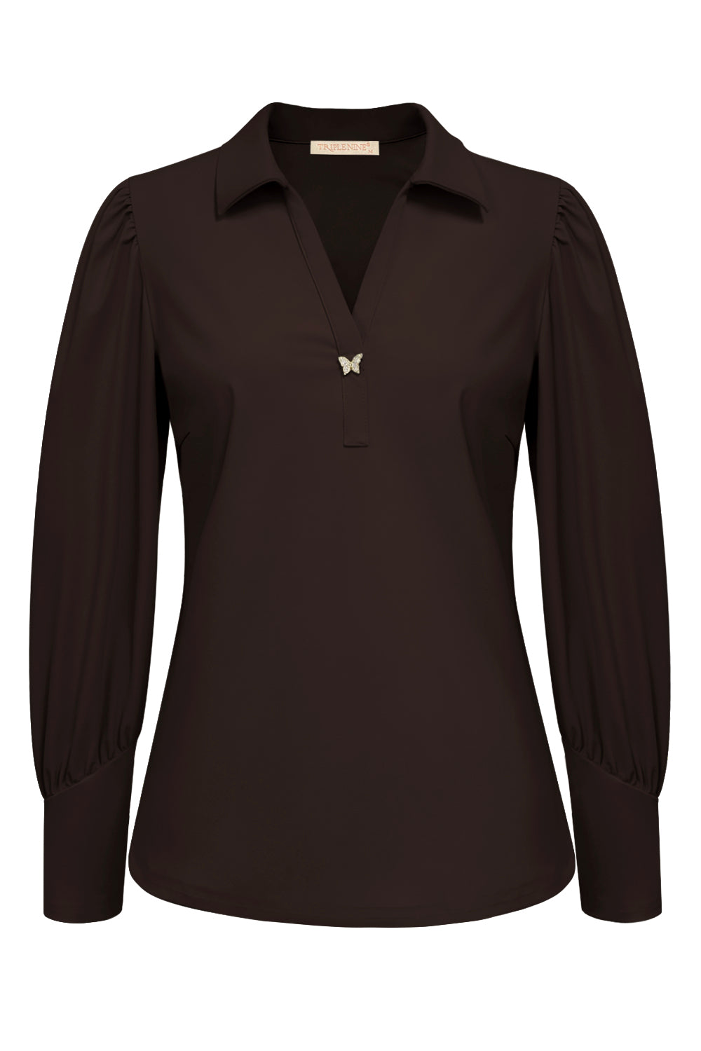 Travel Top Lise Donkerbruin - 6930 - Est Voilà