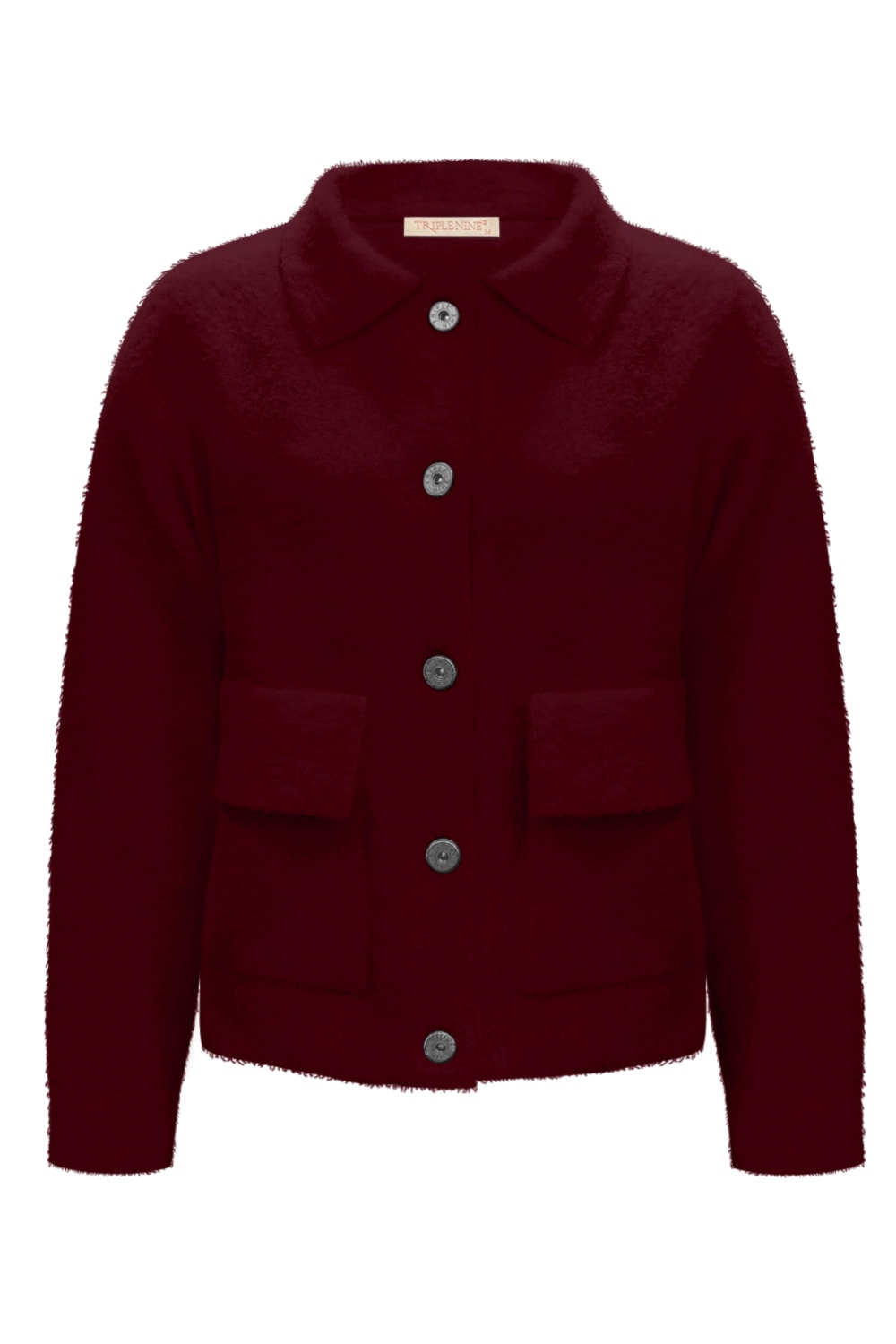 Fluffy Vest Benchi Bordeaux - 9002