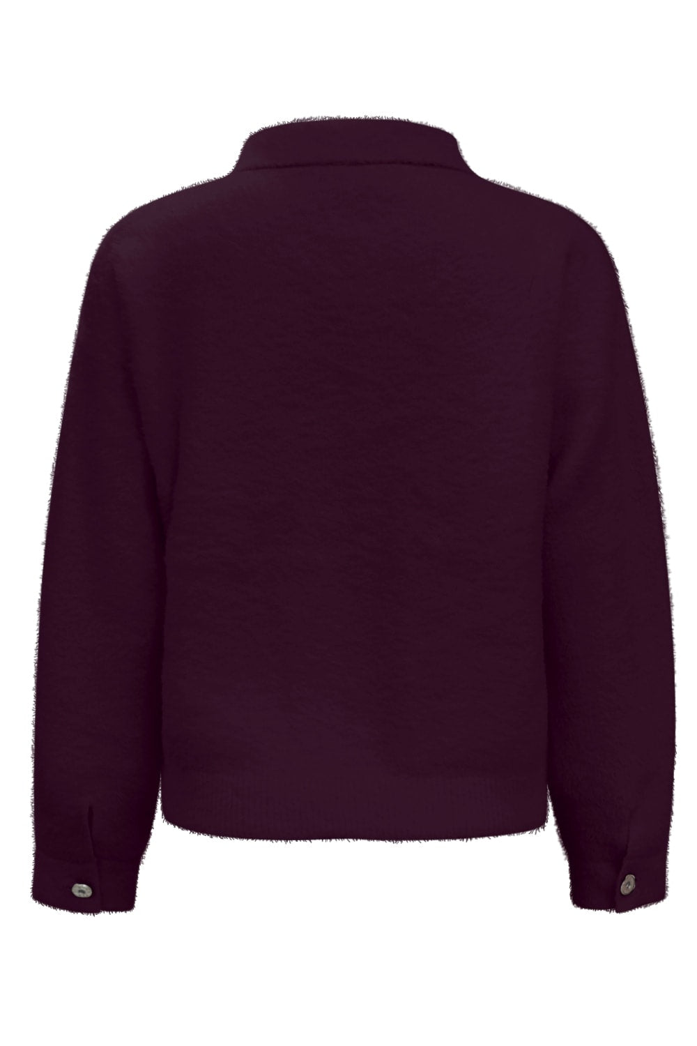 Fluffy Vest Benchi Aubergine - 9002