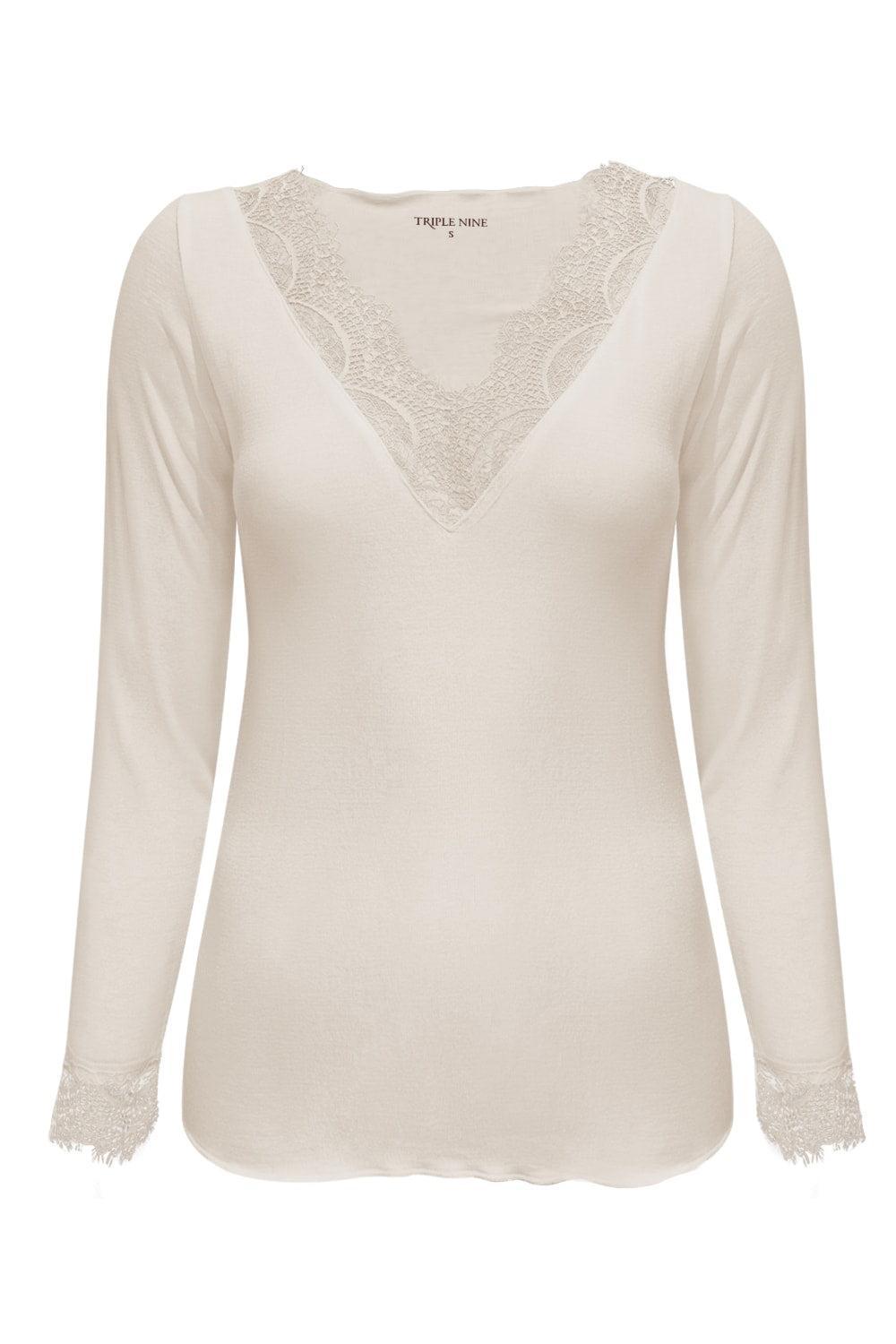 Cashmere Top Lou Lou Beige - 9003 Top - Est Voilà