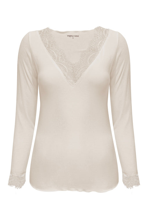Cashmere Top Lou Lou Beige - 9003 - Est Voilà