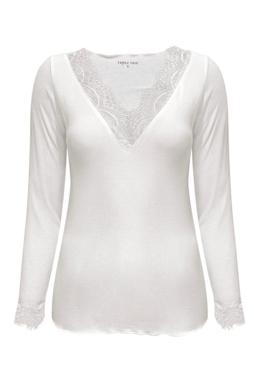 Cashmere Top Lou Lou Creme - 9003 Top - Est Voilà