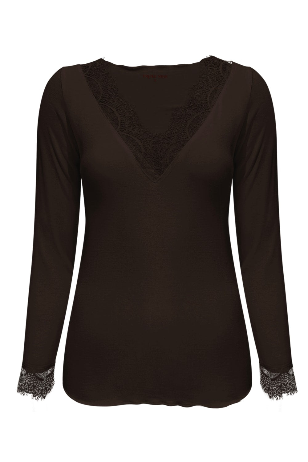 Cashmere Top Lou Lou Donkerbruin - 9003 - Est Voilà