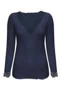 Cashmere Top Lou Lou Navy - 9003 Top - Est Voilà