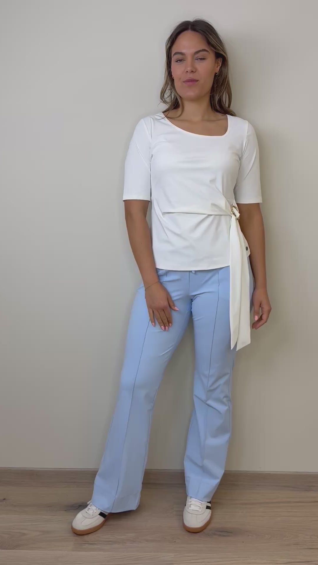 Triple Nine - Travel Top Silvi Wit - 6944