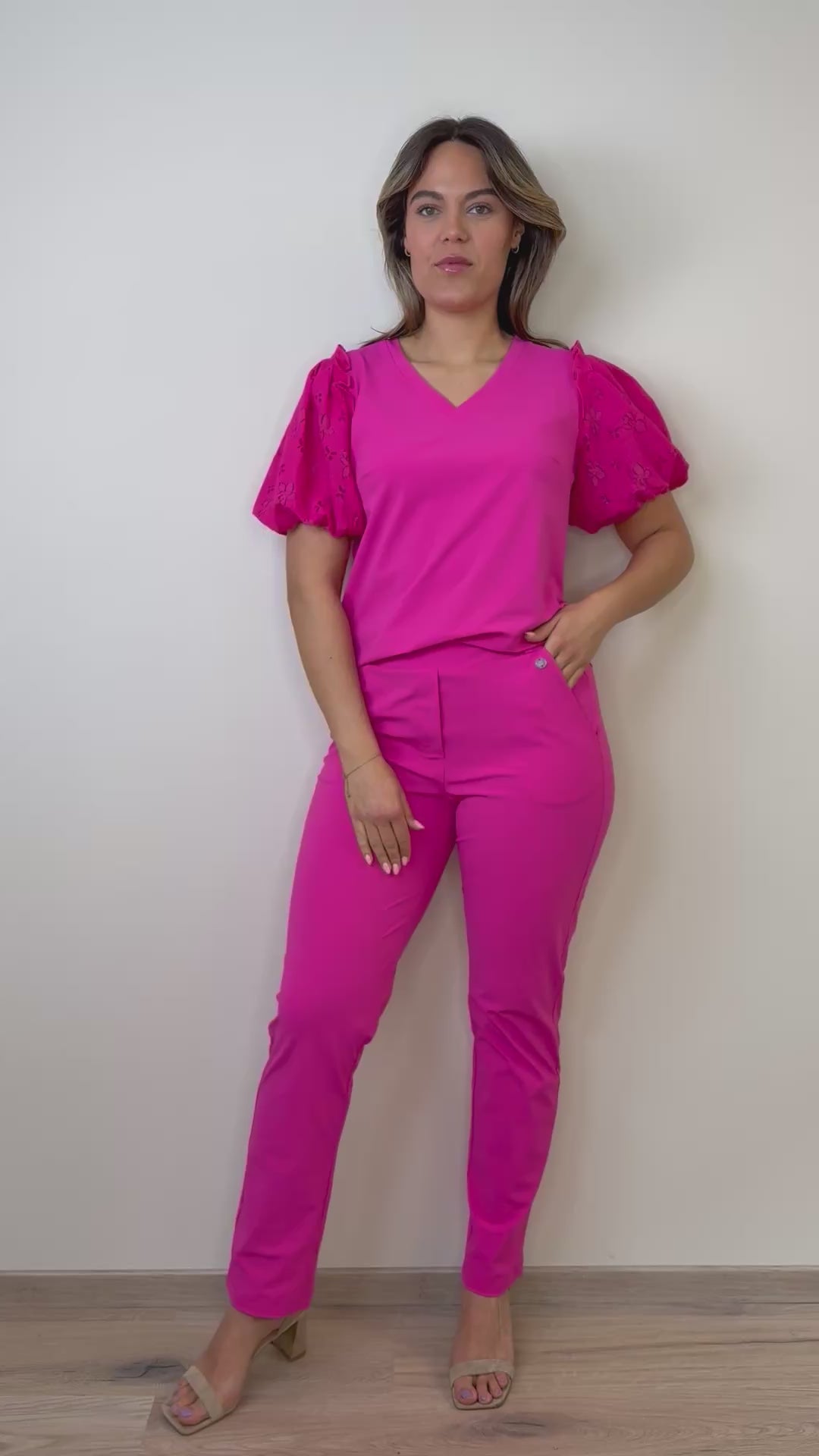 Triple Nine - Travel Top Ruth Fuchsia - 6949