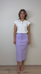 Triple Nine - Travel Rok Claire Lila - 7301