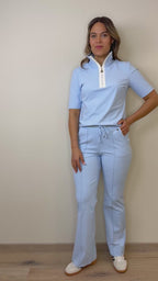 Triple Nine - Travel Top Monica Lichtblauw - 6945