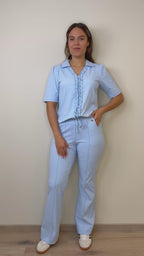 Triple Nine - Travel Blouse Camille Lichtblauw - 5931