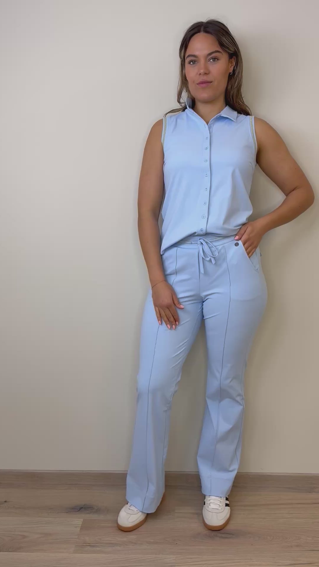 Triple Nine - Travel Blouse Jacky Lichtblauw - 5902